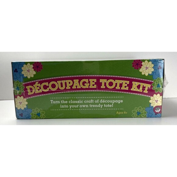 D.I.Y. Tote Craft Kit For Kids - Decoupage Tote Kit - Includes Everything Needed - Picture 4 of 7